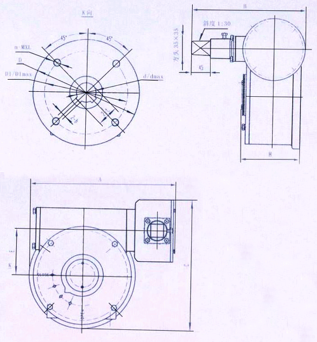 XDJ系列地下用二級(jí)傳動(dòng)閥門(mén)減速器 