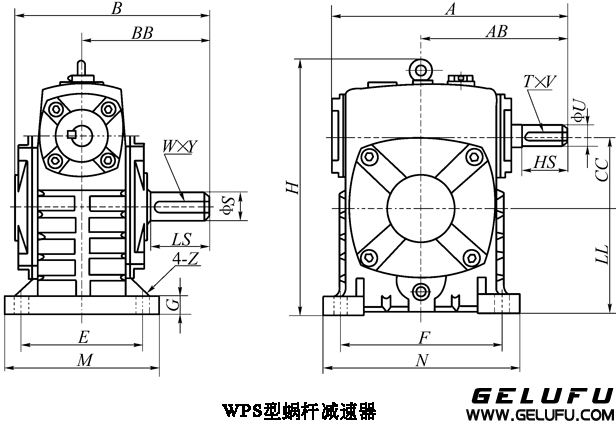 WP、WD型蝸桿減速機(jī)
